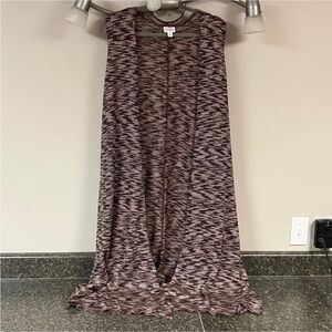 Lularoe long Joy vest duster cover up xl fits sizes 12-20